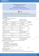 Đề thi giữa kì 1 Hóa 10 Kết nối tri thức - Đề số 9